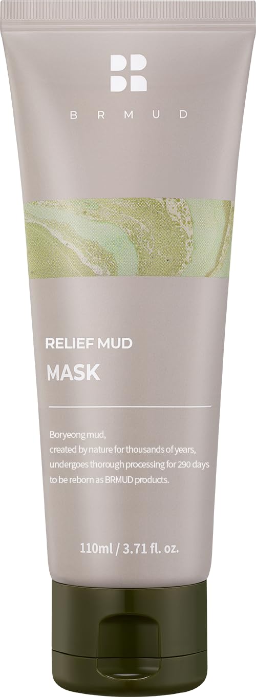 Relief Mud Mask | Cardi B Mud Mask - Body Mud Hydrating & Moisturizing Deep Pore Cleanser Face & Body Mask w/ 91.8% Nature-Derived Ingredients - K Beauty Body Mud (3.72 fl oz)