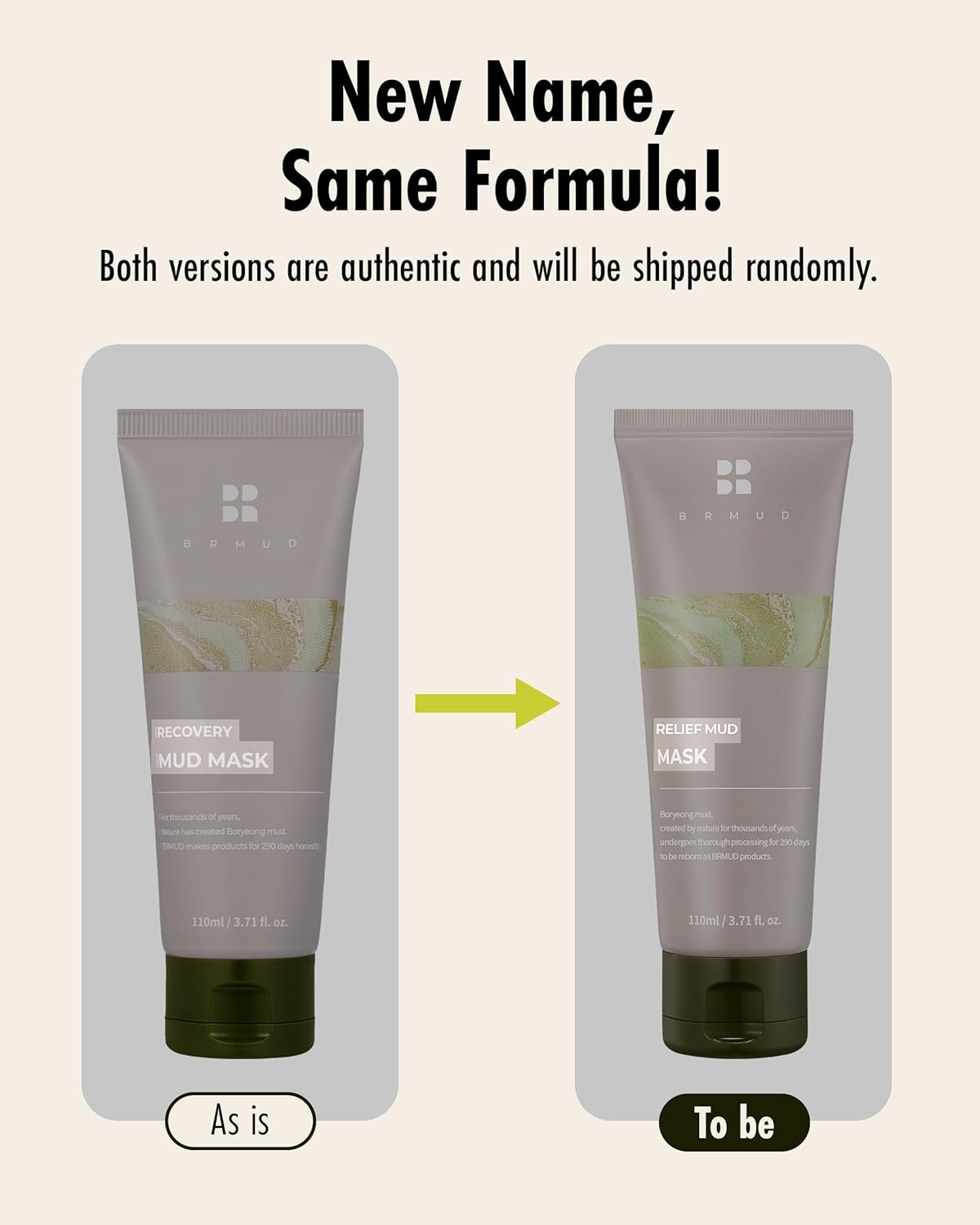 Relief Mud Mask | Cardi B Mud Mask - Body Mud Hydrating & Moisturizing Deep Pore Cleanser Face & Body Mask w/ 91.8% Nature-Derived Ingredients - K Beauty Body Mud (3.72 fl oz)