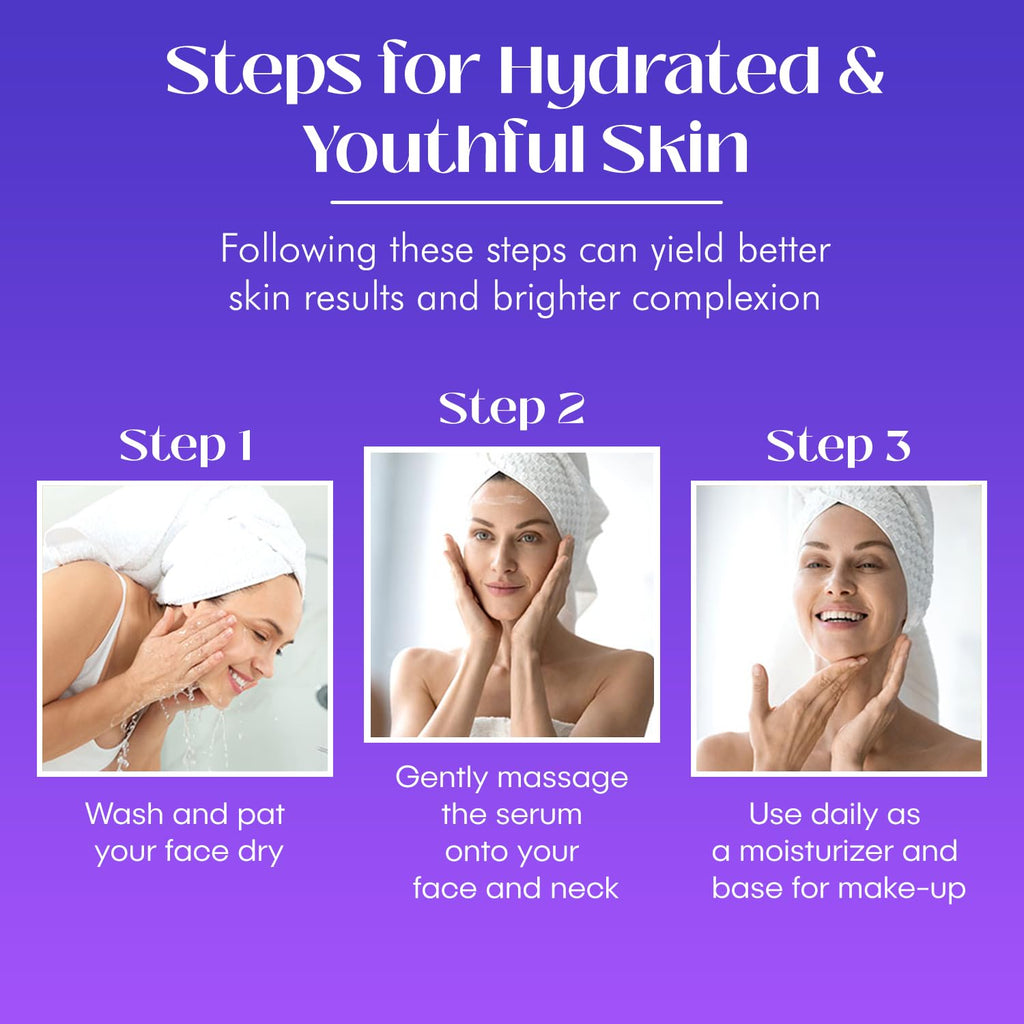 Hyaluronic Acid Serum For Face - Ultra Hydrating, Restores, Smooths & Reduces Wrinkles - Dermatologist Tested, Natural Ingredients, Clean Beauty - Korean Skin Care - 1.69 Fl. Oz