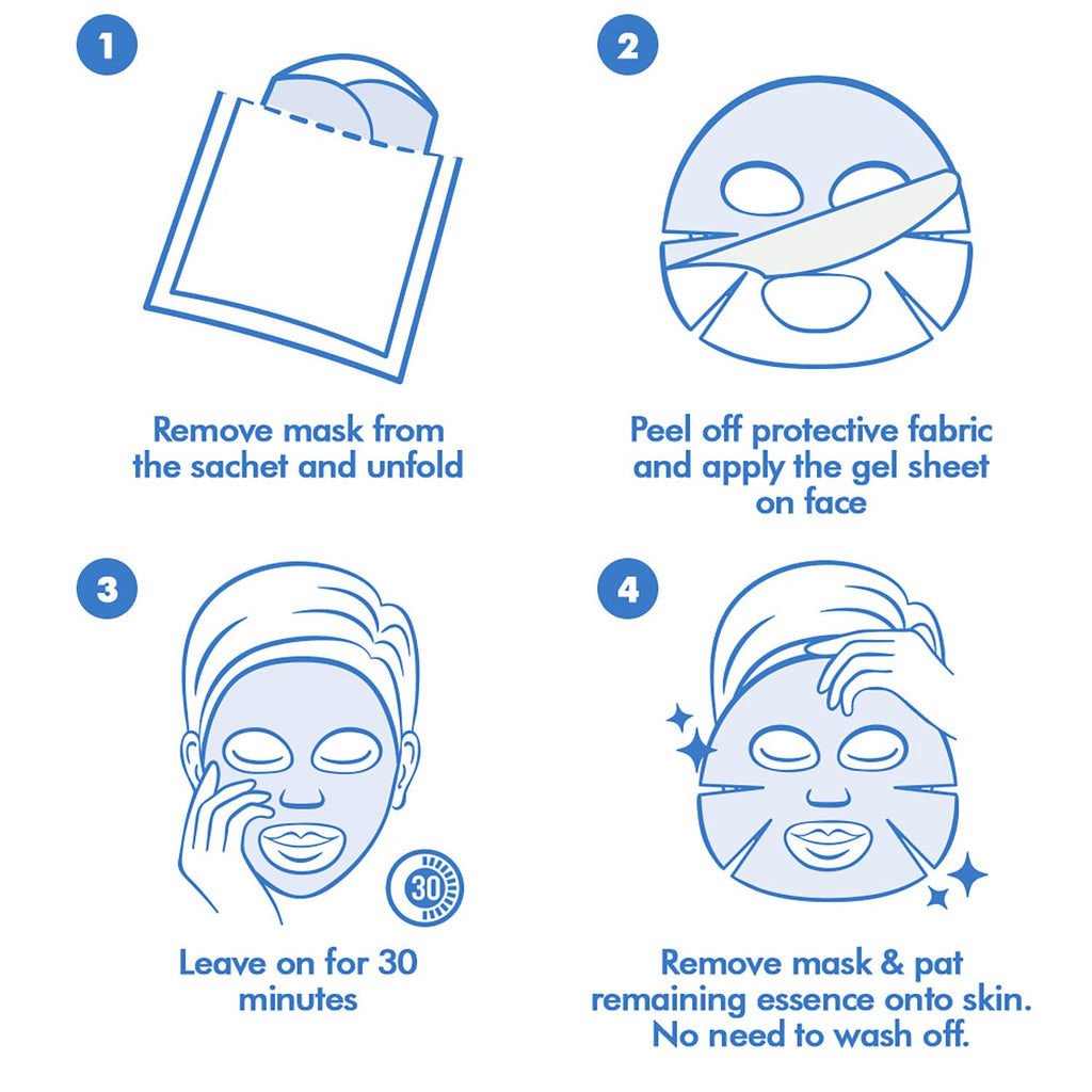 Ebanel Collagen Peptides Wash-Off Face Mask Set, 8 Pack Instant Skin Tightening and Lifting Masks, Brightening Face Mask with Niacinamide, Glutathione, Hyaluronic Acid, Vitamin C, Cica, B5, Albumen