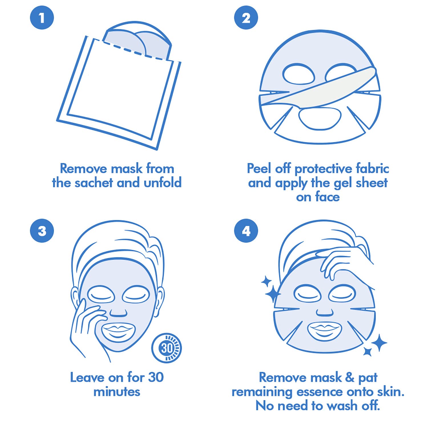 Ebanel Collagen Peptides Wash-Off Face Mask Set, 8 Pack Instant Skin Tightening and Lifting Masks, Brightening Face Mask with Niacinamide, Glutathione, Hyaluronic Acid, Vitamin C, Cica, B5, Albumen
