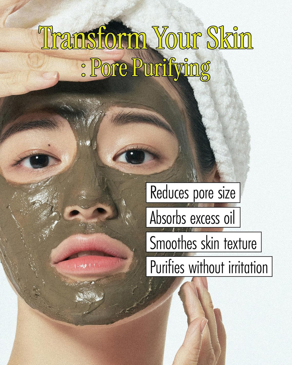 Relief Mud Mask | Cardi B Mud Mask - Body Mud Hydrating & Moisturizing Deep Pore Cleanser Face & Body Mask w/ 91.8% Nature-Derived Ingredients - K Beauty Body Mud (3.72 fl oz)